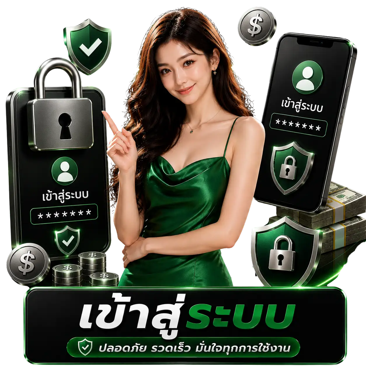 เข้าสู่ระบบ WE356 ปลอดภัย รวดเร็ว มั่นใจทุกการเข้าใช้งาน - ธีมเขียว